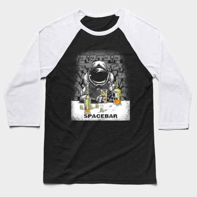 spacebar Baseball T-Shirt by audi